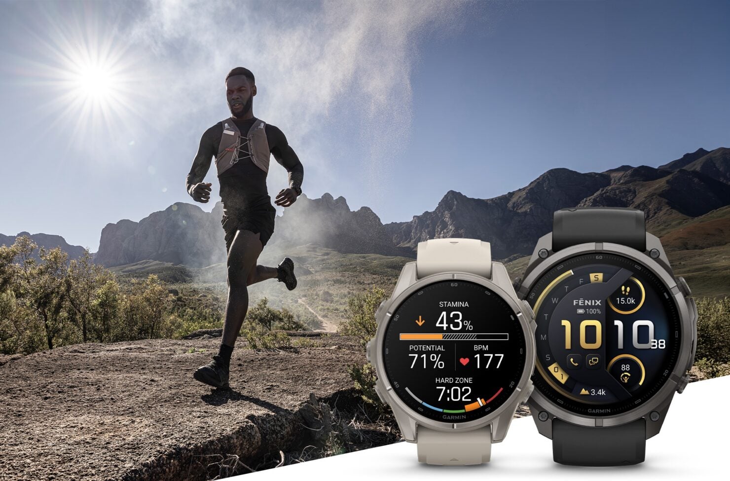 Garmin fēnix 9 family watches in a Garmin press image